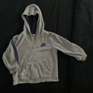 Nike toddler velour hoodie